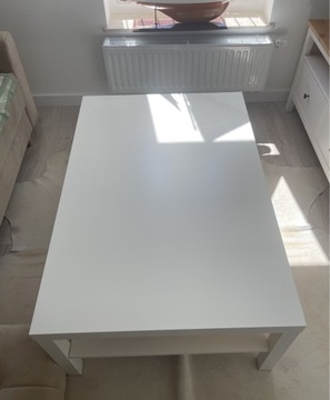 Stolik kawowy IKEA, biały, 118x78 cm