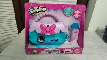 Nowy Sing Along Boombox Shopkins z mikrofonem MP3