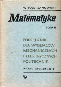 Janowski "Matematyka" tom II 