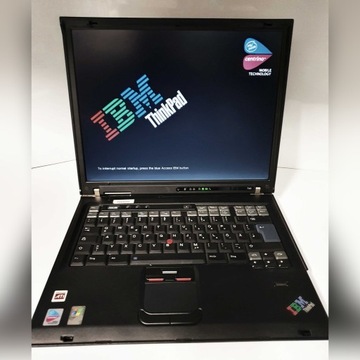 Notebook IBM T43 bez zasilacza bez dysku!