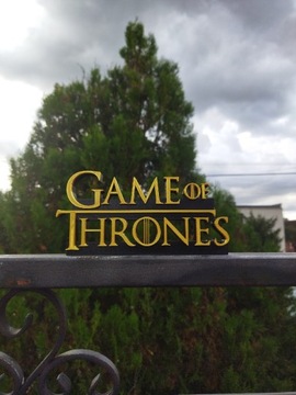 Gra o Tron GoT Game of Thrones - dekoracyne logo 