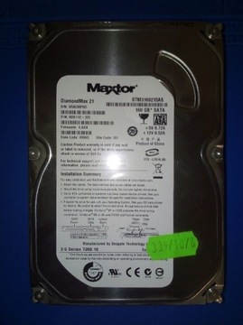 Dysk HDD Maxor 160 GB Sprawny