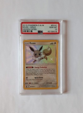 PSA 10 Pokemon Eevee 2019 HiF SV41/SV94 Holo Rare