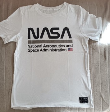 T-shirt NASA bawełna H&M r.158/164