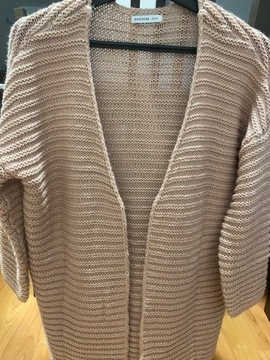 Sweterek - kardigan bez  zapięcia , rozmiar 140