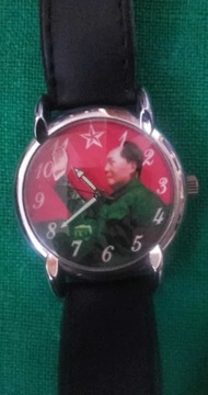 Zegarek męski z Chin, Mao Tse-tung - ruchoma ręka