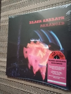 BLACK SABBATH PARANOID WINYL RED SPLATTER 