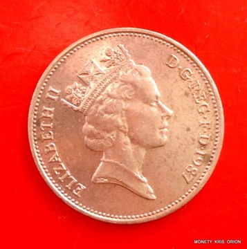 Two  Pence -1987r -Elizabeth II -Wielka Brytania 