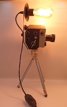 Lampa z kamery  prezent upominek z regulacj