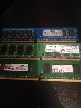 Pamięć RAM ddr2 3x2 6gb