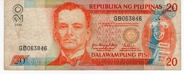 FILIPINY banknot obiegowy