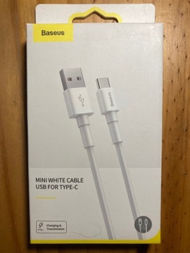 Kabel USB - USB typ C Baseus 1 m 3A