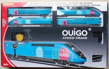 Kolejka zestaw startowy Mehano Ouigo TGV H0 T114