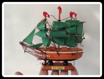 Statek Miniaturka pamiątka zabawka Zew Morza