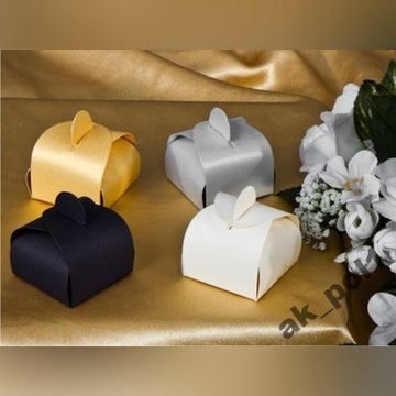 Ślub pudełeczka na słodycze weselne dla gości,prom