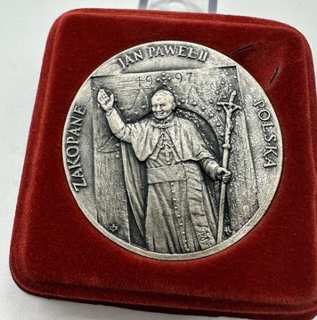 Medal Jan Paweł II Zakopane 1997 rok srebro