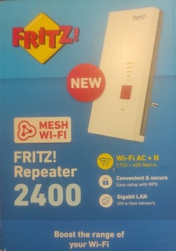 AVM FRITZ!Repeater 2400 wzmacniacz WiFi AC+N