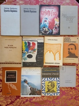 zestaw książek książki literatura lata 1956-1989