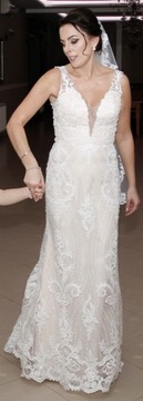 Przepiękna suknia ślubna słynnej projektantki CAMI