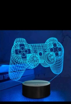 Lampka nocna Pad Led 3D dla Gracza