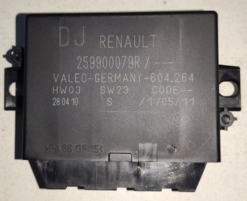 Sterownik moduł PDC 259900079R Renault OE