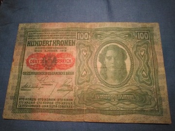 100 koron Austro Węgry 1912