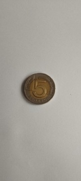 5 złotych 1994- obiegowa 