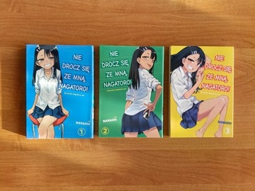 Nie drocz się ze mną, Nagatoro! tomy 1-3 + karta