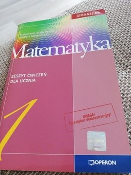 Matematyka zeszyt ćwiczeń Operon NOWY 