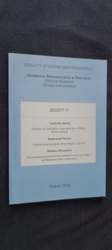 Zeszyt studiów doktoranckich nr 11  - AE Poznań 