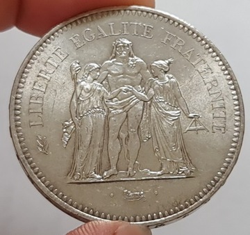 Francja 50 franków 1977 Herkules