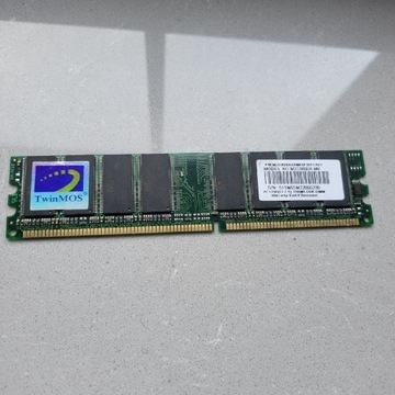 PAMIĘĆ RAM DDR TWINMOS 256MB PC3200 SPRAWNA