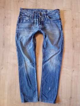 Jack & Jones męskie spodnie jeansowe dżinsy 34/34