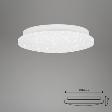 Lampa sufitowa Briloner LED Star 8 W