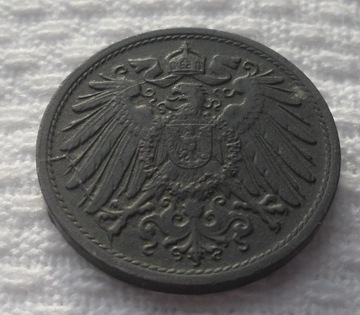 Niemcy Weimar 10 fenigów pfennig 1920 Cynk Stan