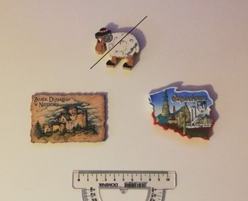 magnes lodówkę Częstochowa lub Niedzica zamek