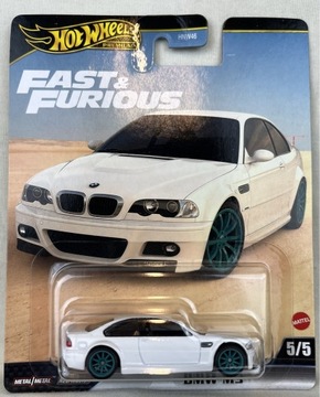 Hot Wheels Premium 1:64 Bmw M3 Fast & Furious