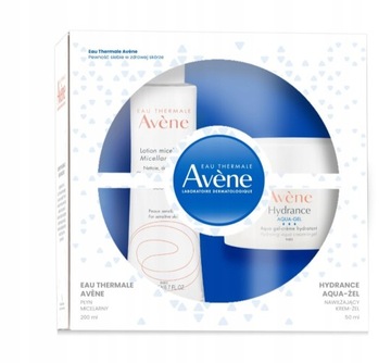 AVENE Zestaw Płyn micelarny+Hydrance Aqua-Żel 50ml