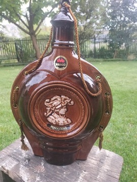 Butelka ceramiczna rękodzieło artystyczne 