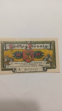 50 Pfennig 1921 rok Niemcy 