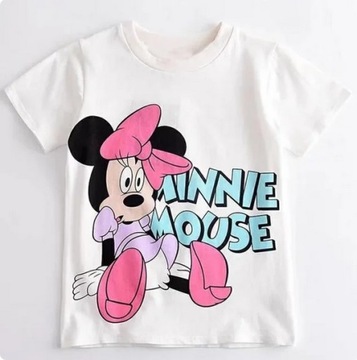 BLU KRÓTKI RĘKAW KOSZULKA T-SHIRT MYSZKA MINNIE104