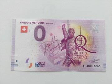 Banknot 0 Euro Freddie Mercury - Szwajcaria - 2019