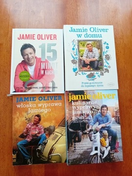 Zestaw 5 książek kucharskich Jamie Oliver