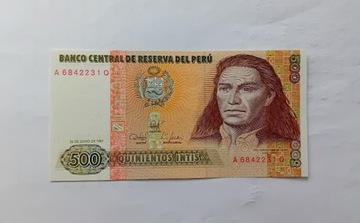 500 Intis Peru 1987 r