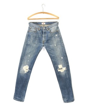 Jeansy spodnie Levi's 501 W 32 L 34 Taper custom