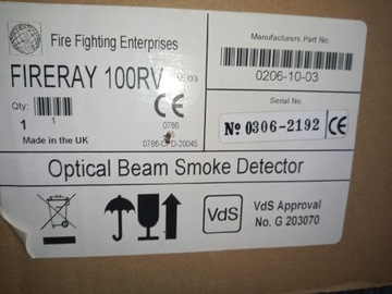 Czujka dymu liniowa Fireray 100RV
