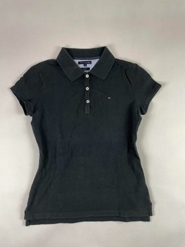 Koszulka Polo Tommy Hilfiger czarna M slim fit