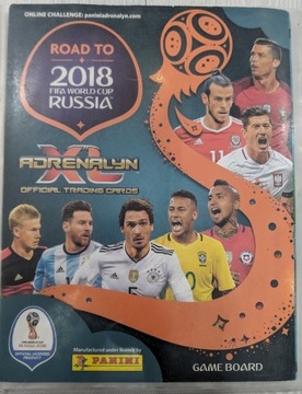 Prawie kompletny album Russia 2018 Adrenalyn XL