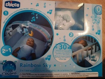 Chicco PANEL NA ŁÓŻECZKO RAINBOW SKY