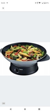 WOK Tefal 37cm. Czarny 